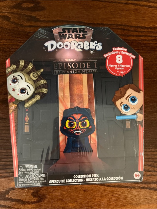 Star Wars Other - Star Wars Doorables Episode I Exclusive Darth Maul Figure - Black & Red